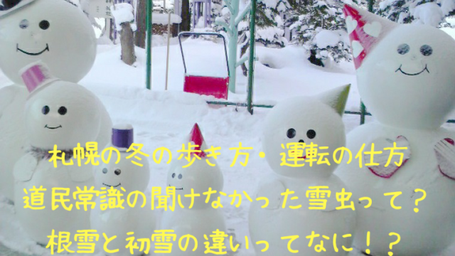 札幌の冬はいつから？吹雪や行き道の歩き方と運転方法の注意点総まとめ